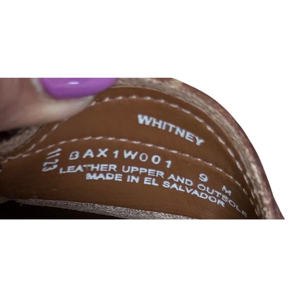 G.H. Bass Whitney Weejuns Cognac Leather Penny Loafers Men’s 9M - Picture 4 of 6